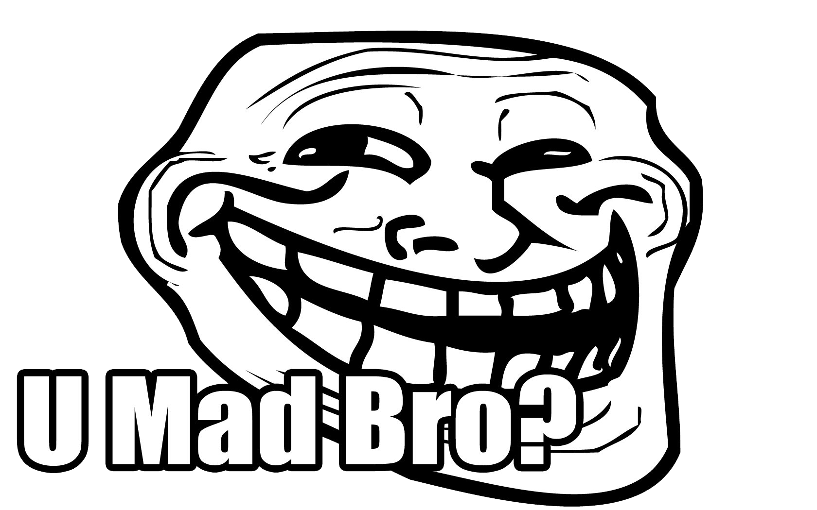 Bro U Mad File Transparent PNG Image