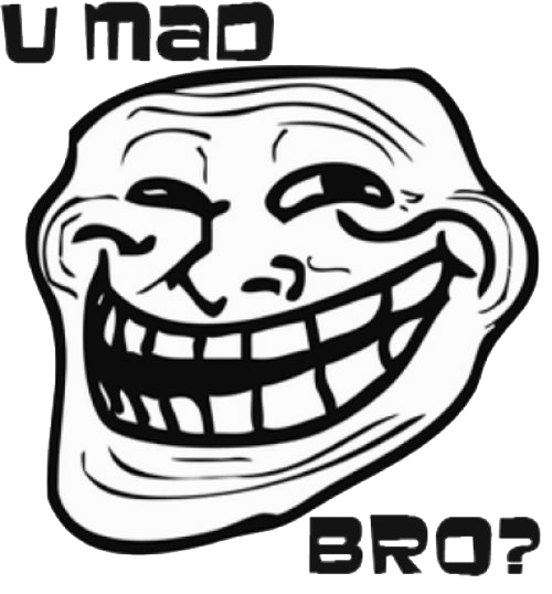 Bro U Mad Transparent PNG Image