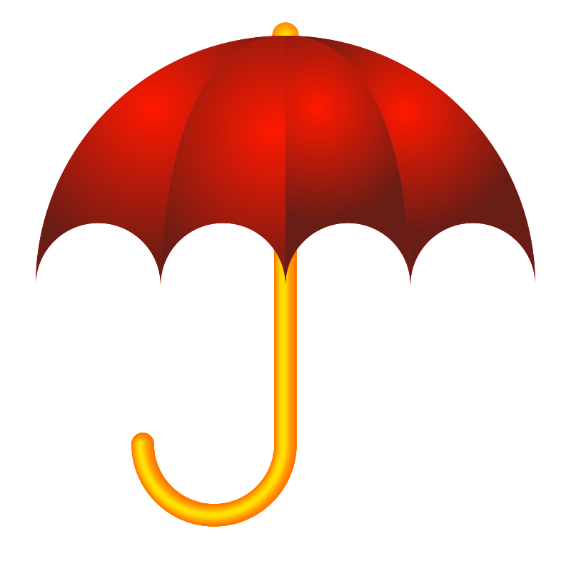 Black Umbrella Transparent PNG Image