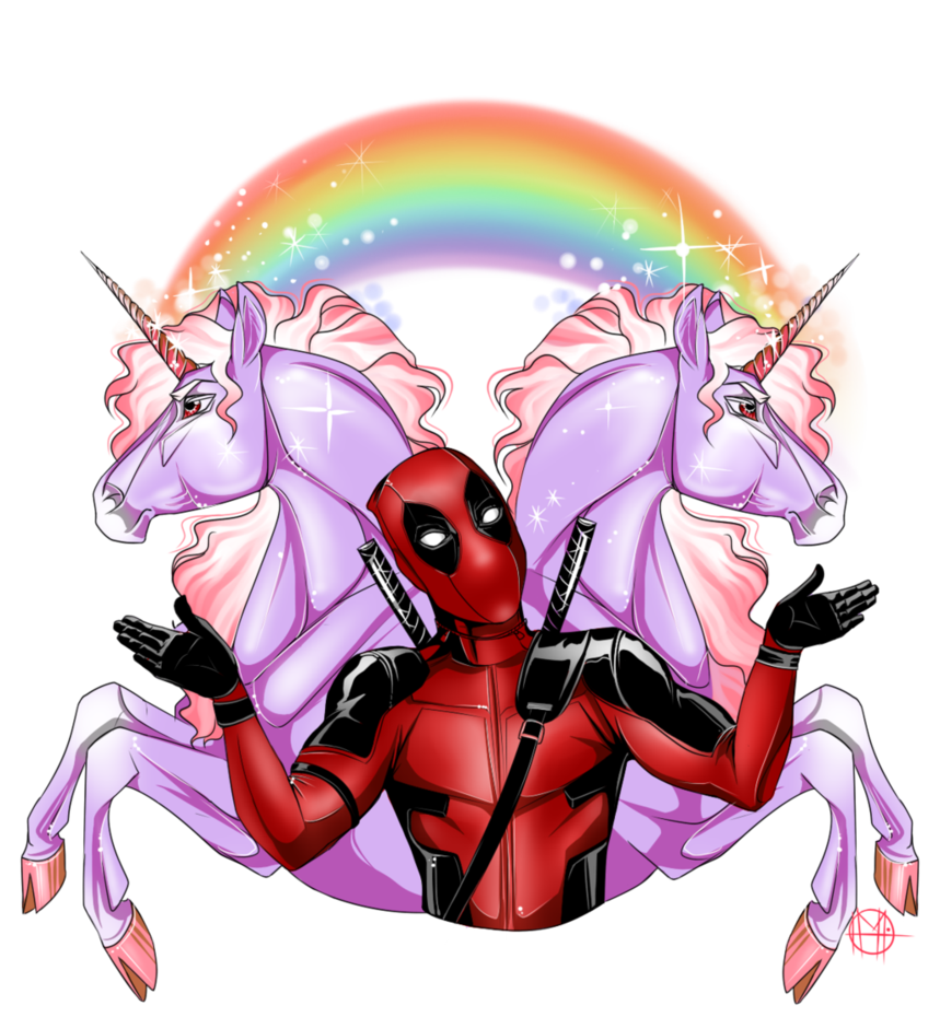Pink Art Tshirt Deadpool Printed Transparent PNG Image