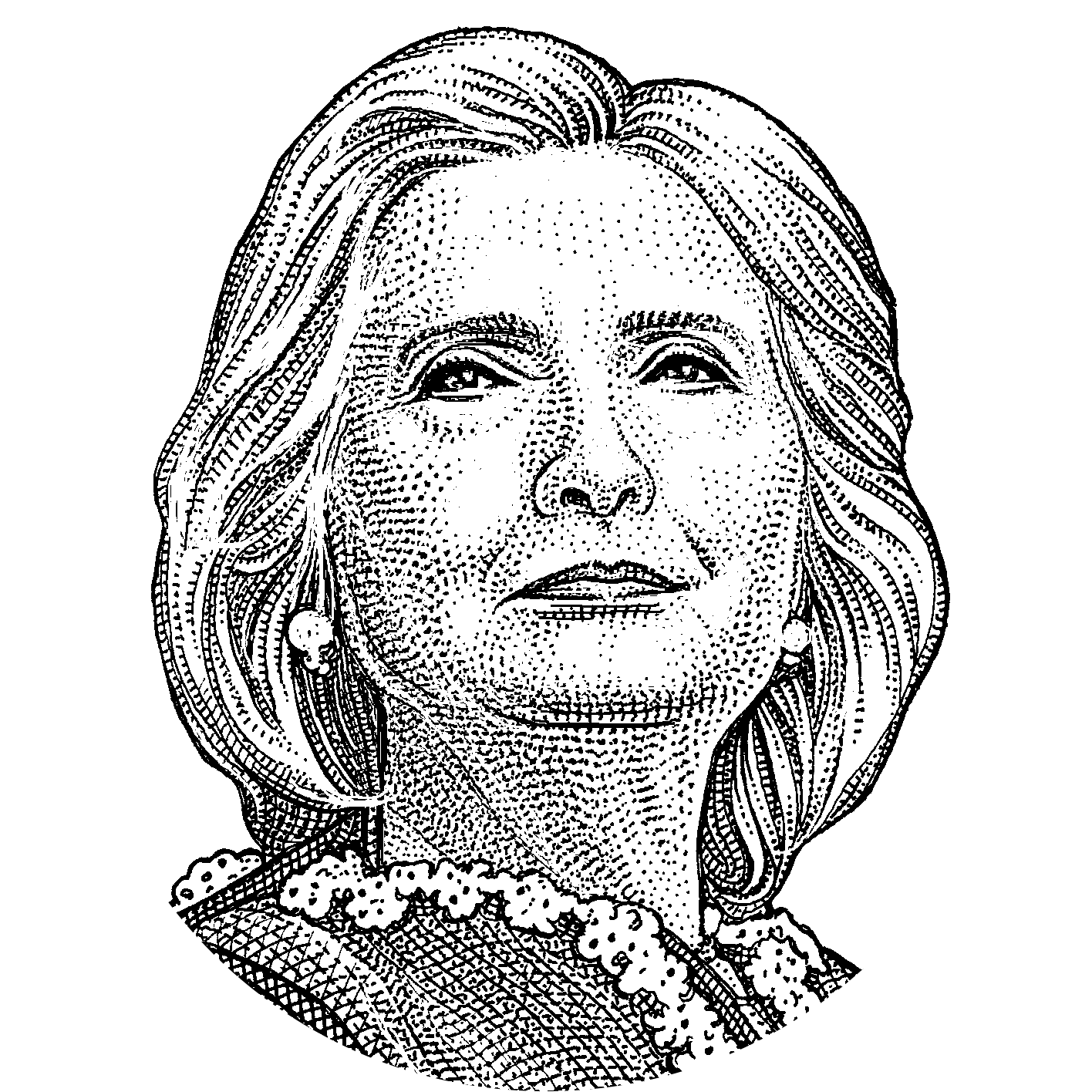 United Art graphy States Hillary Monochrome Clinton Transparent PNG Image