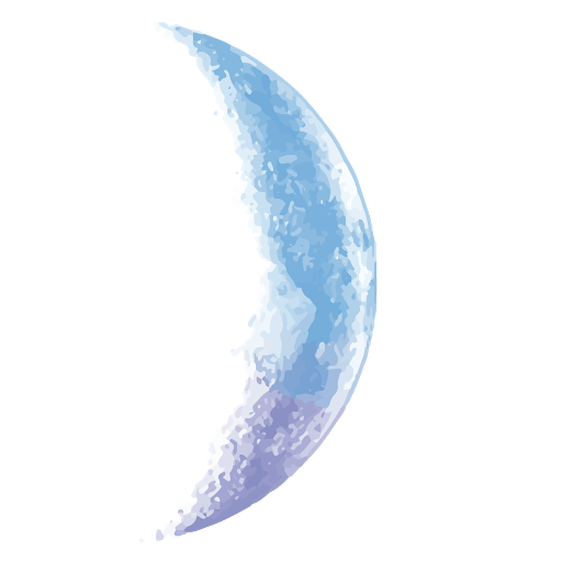 Crescent Moon Transparent PNG Image