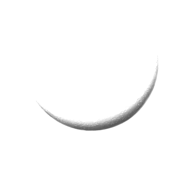 Crescent Moon Transparent PNG Image