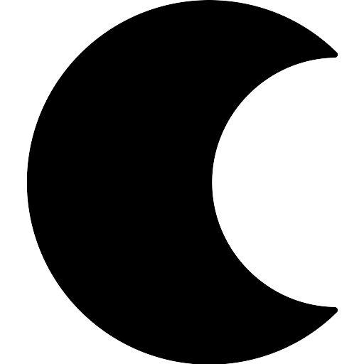 Crescent Moon Transparent PNG Image