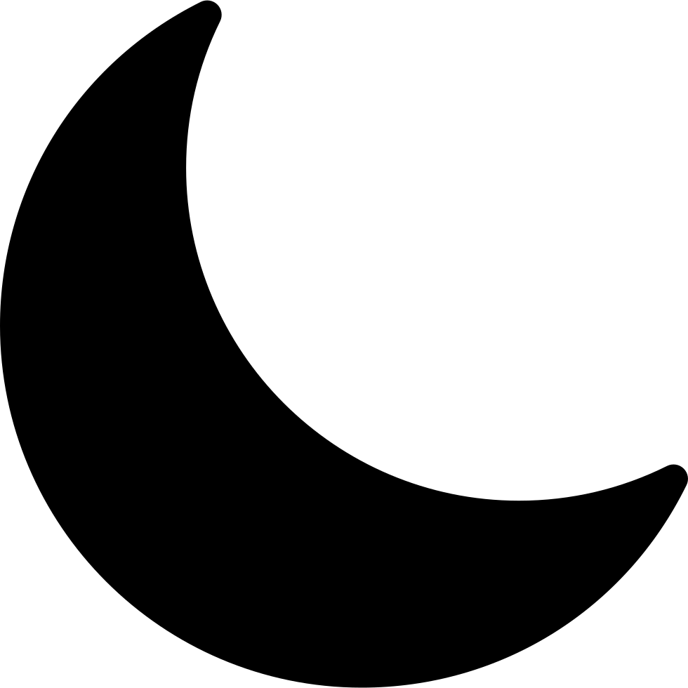Crescent Moon Transparent PNG Image