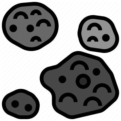 Broken Asteroid Transparent PNG Image