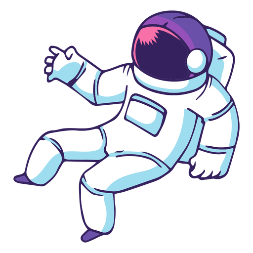 Floating Astronaut Transparent PNG Image