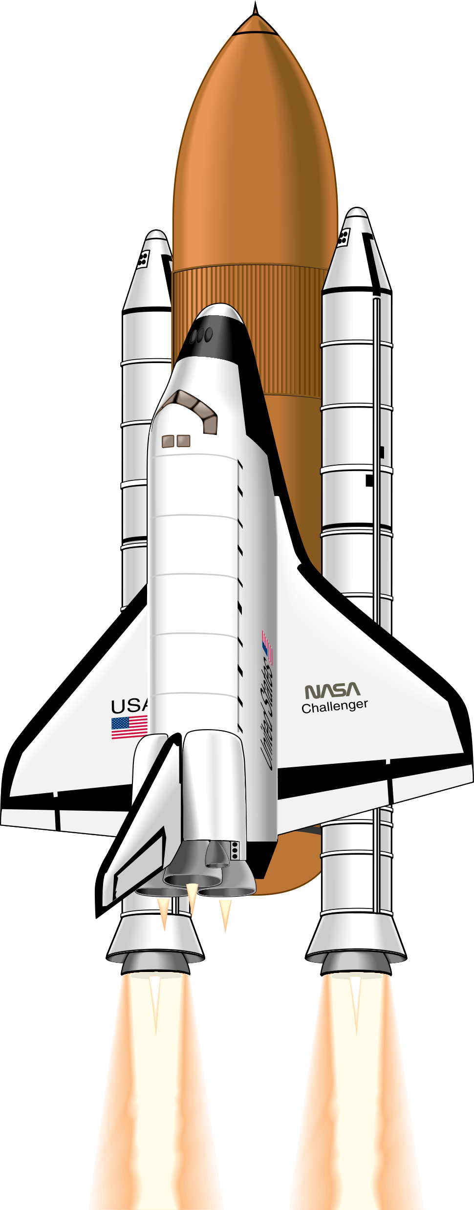 Realistic Rocket Transparent PNG Image