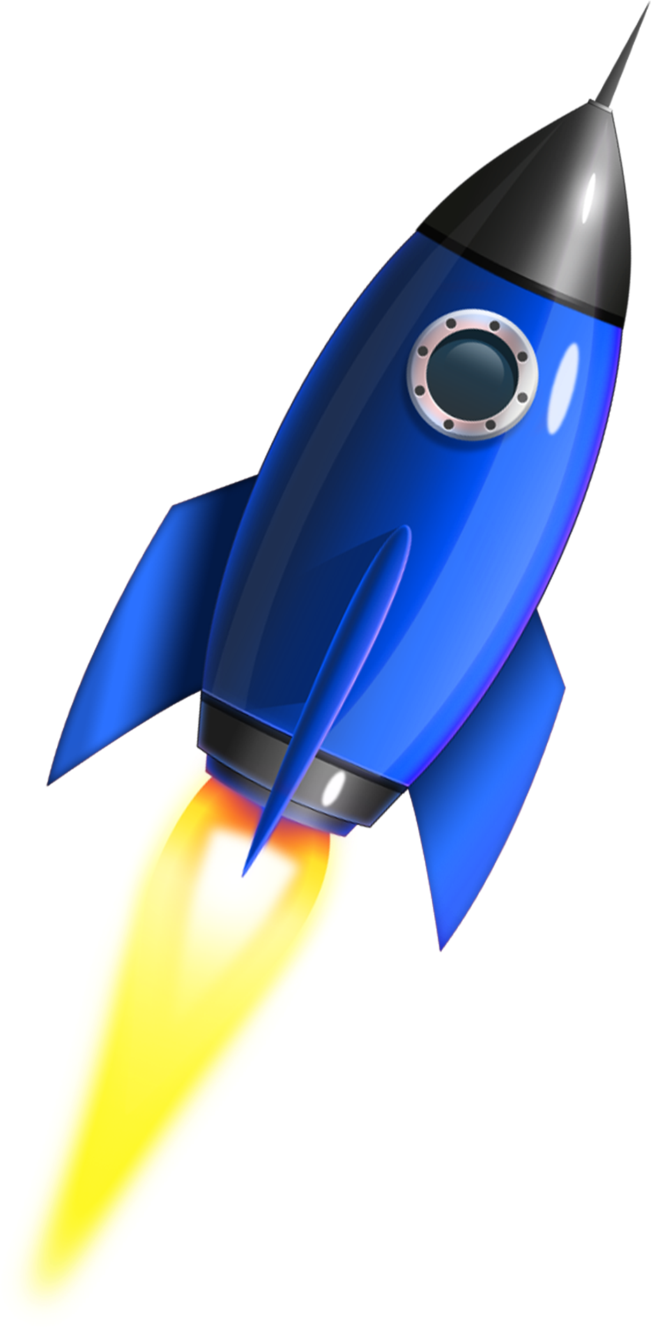Realistic Rocket Space File Transparent PNG Image