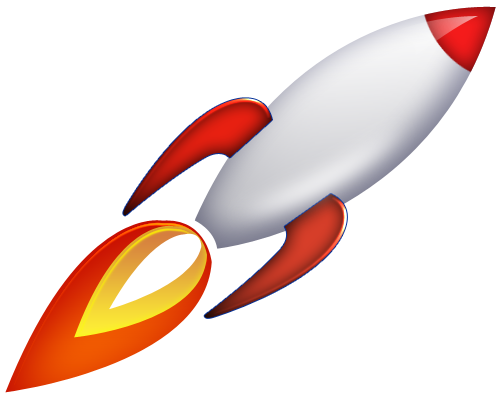 Realistic Rocket Space Transparent PNG Image