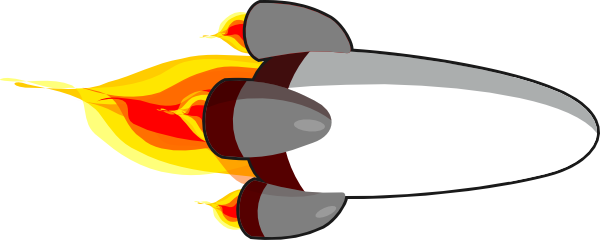 Realistic Vector Rocket Transparent PNG Image