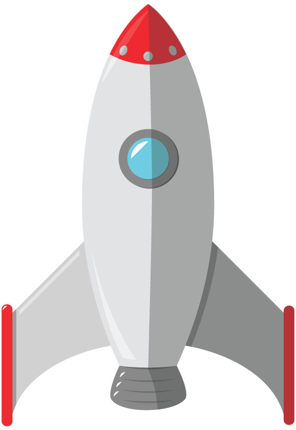 Realistic Vector Rocket Transparent PNG Image