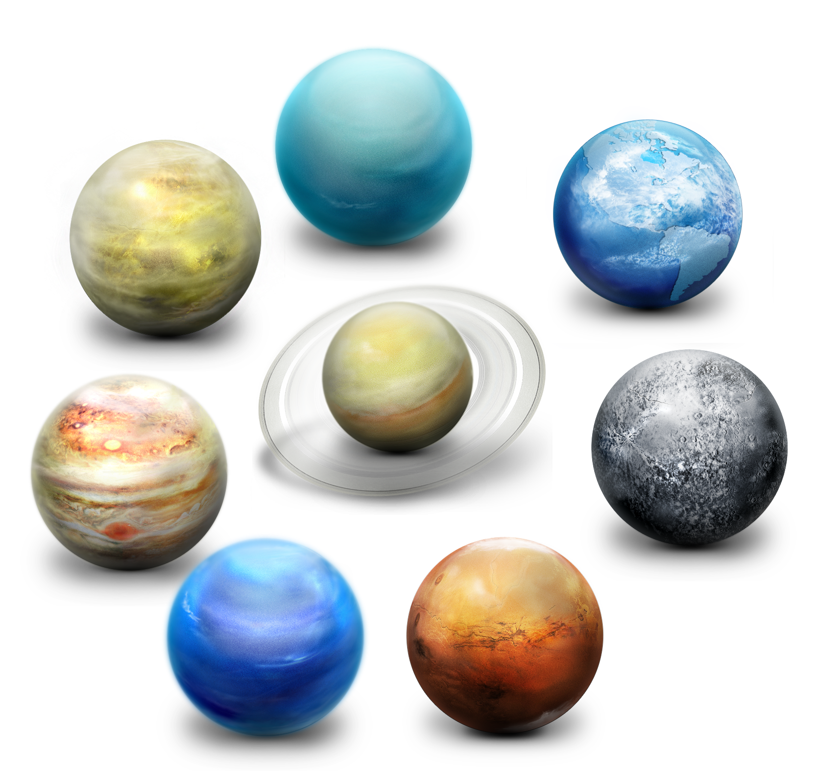 Planet Planets System Solar Icon Transparent PNG Image