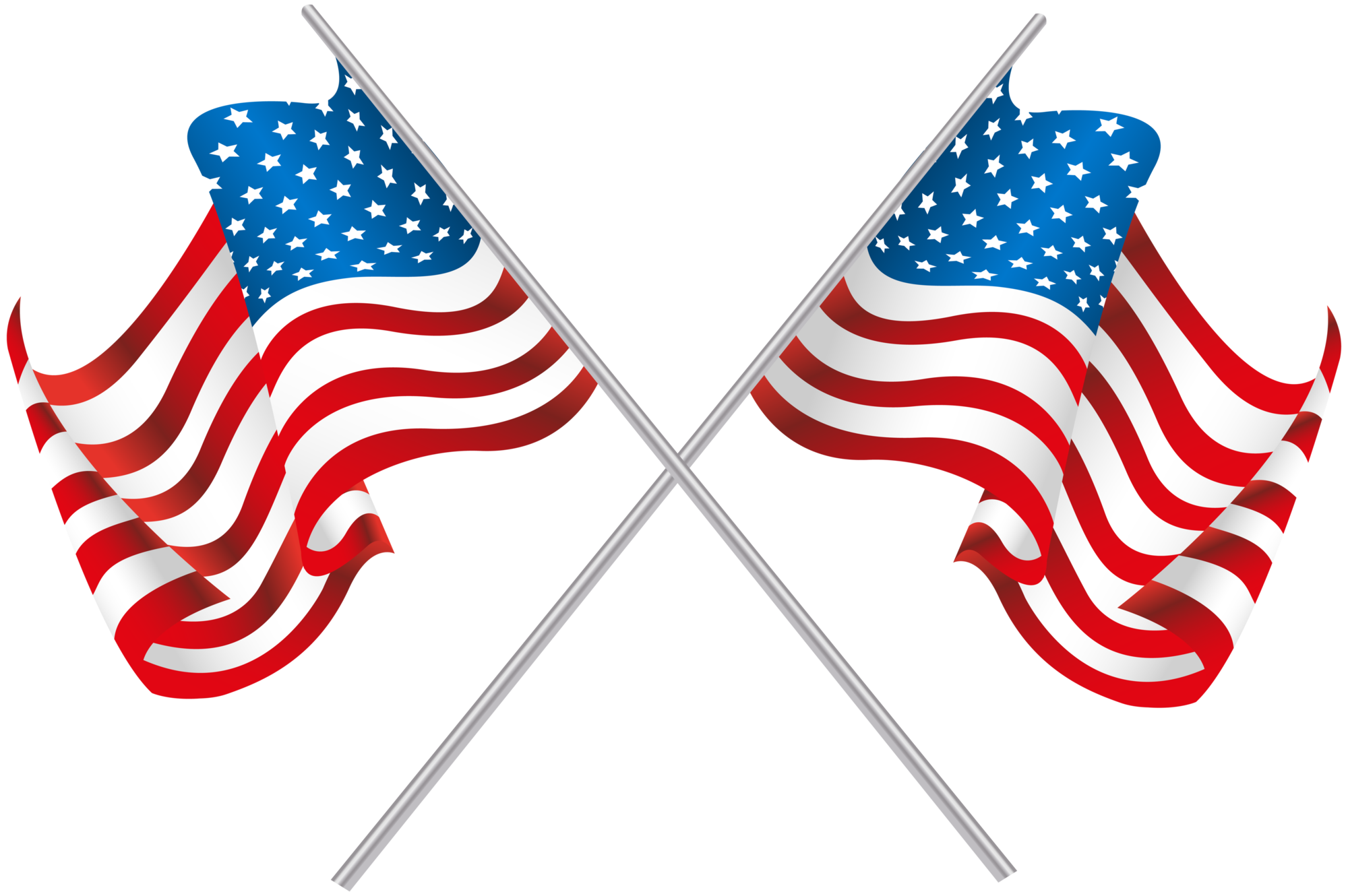 American Flag Transparent PNG Image