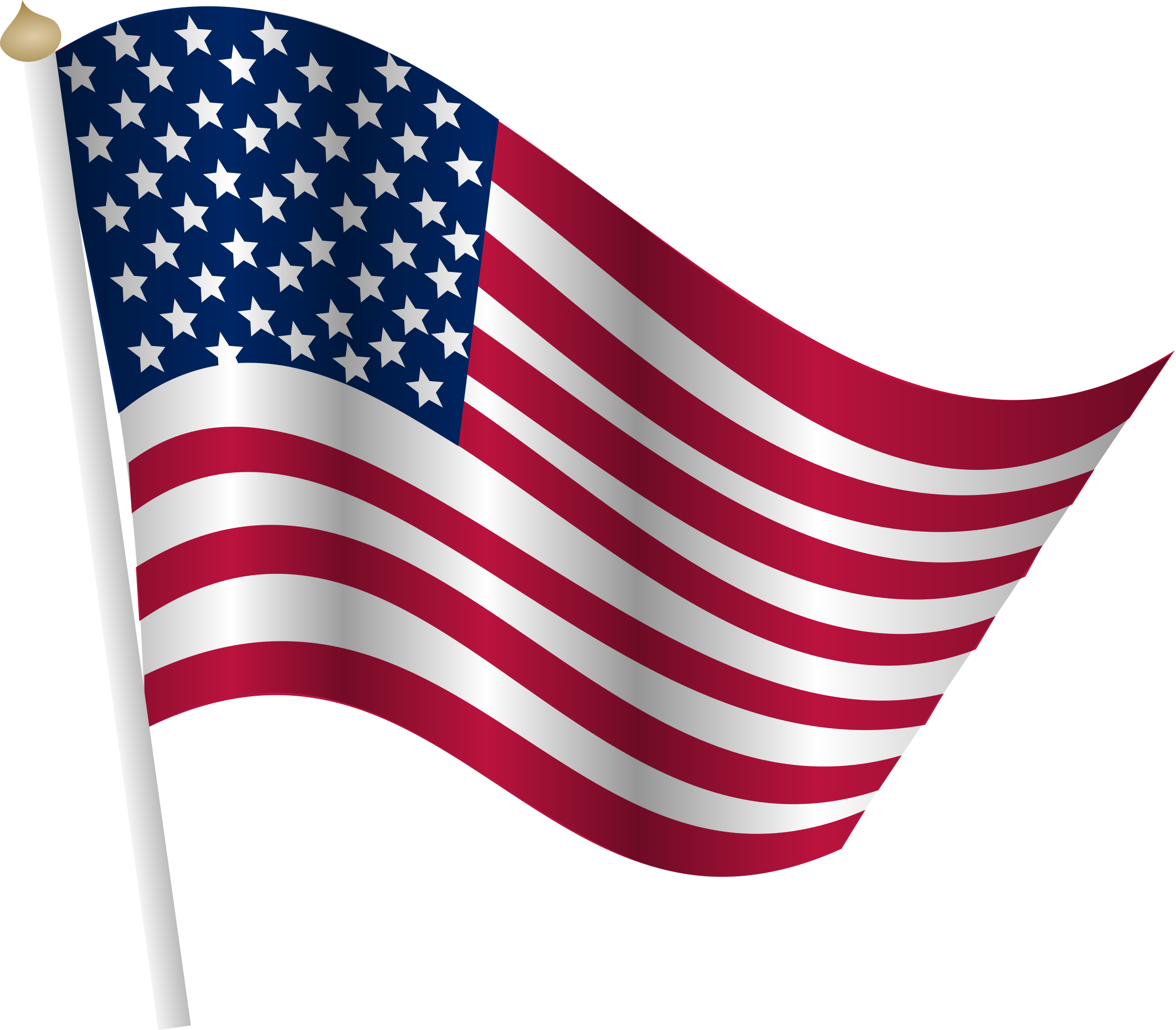 American Flag Transparent PNG Image