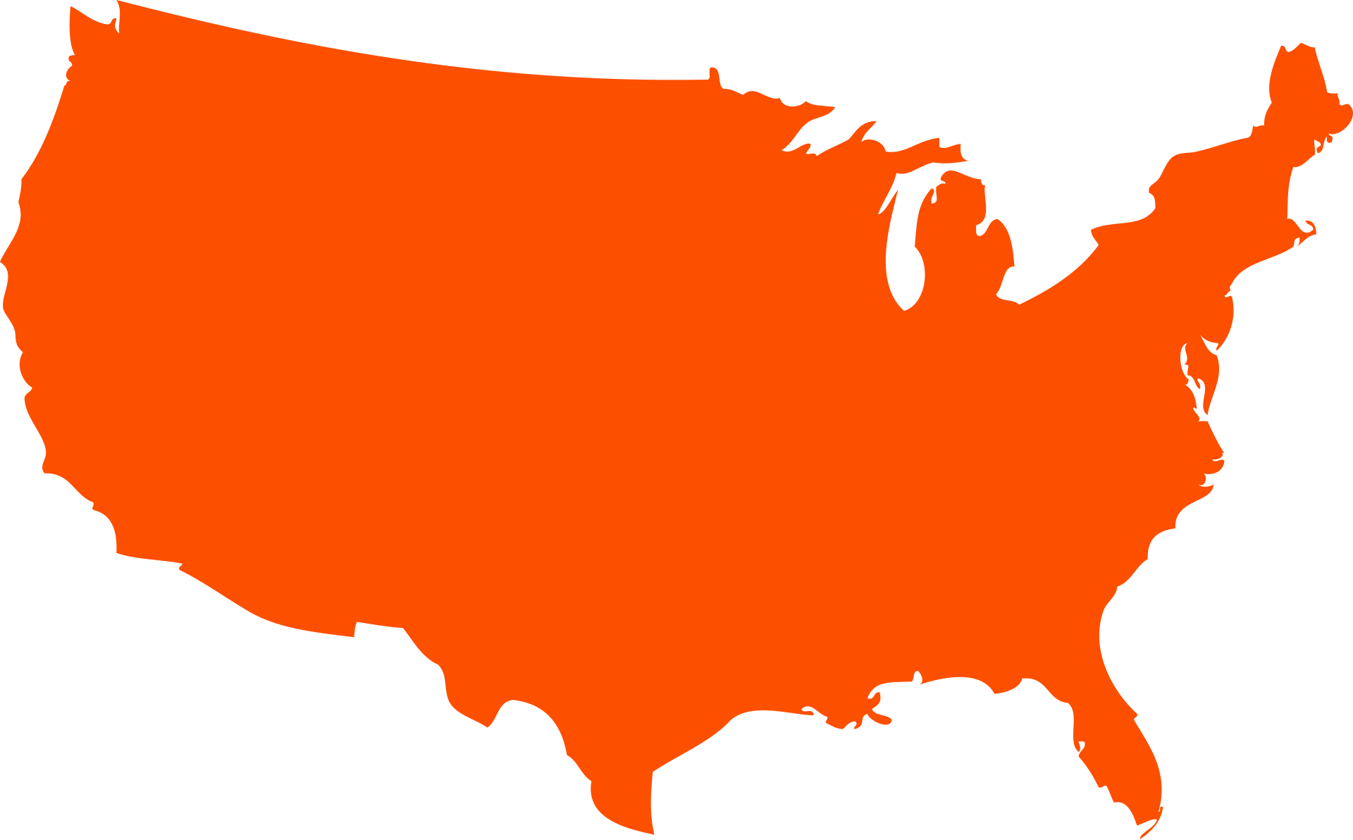 Map Usa Transparent PNG Image