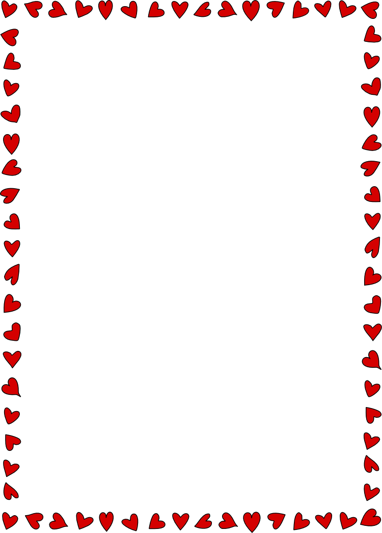 Valentines Border Day Transparent PNG Image