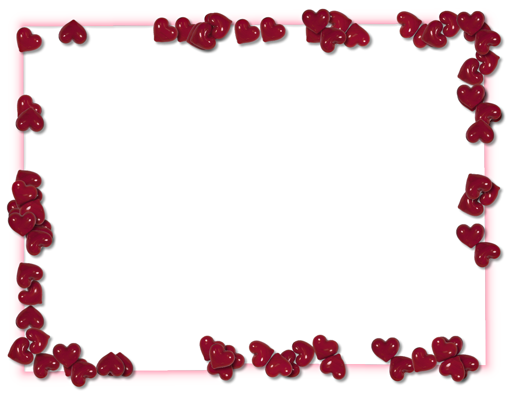 Frame Valentines Border Day Transparent PNG Image