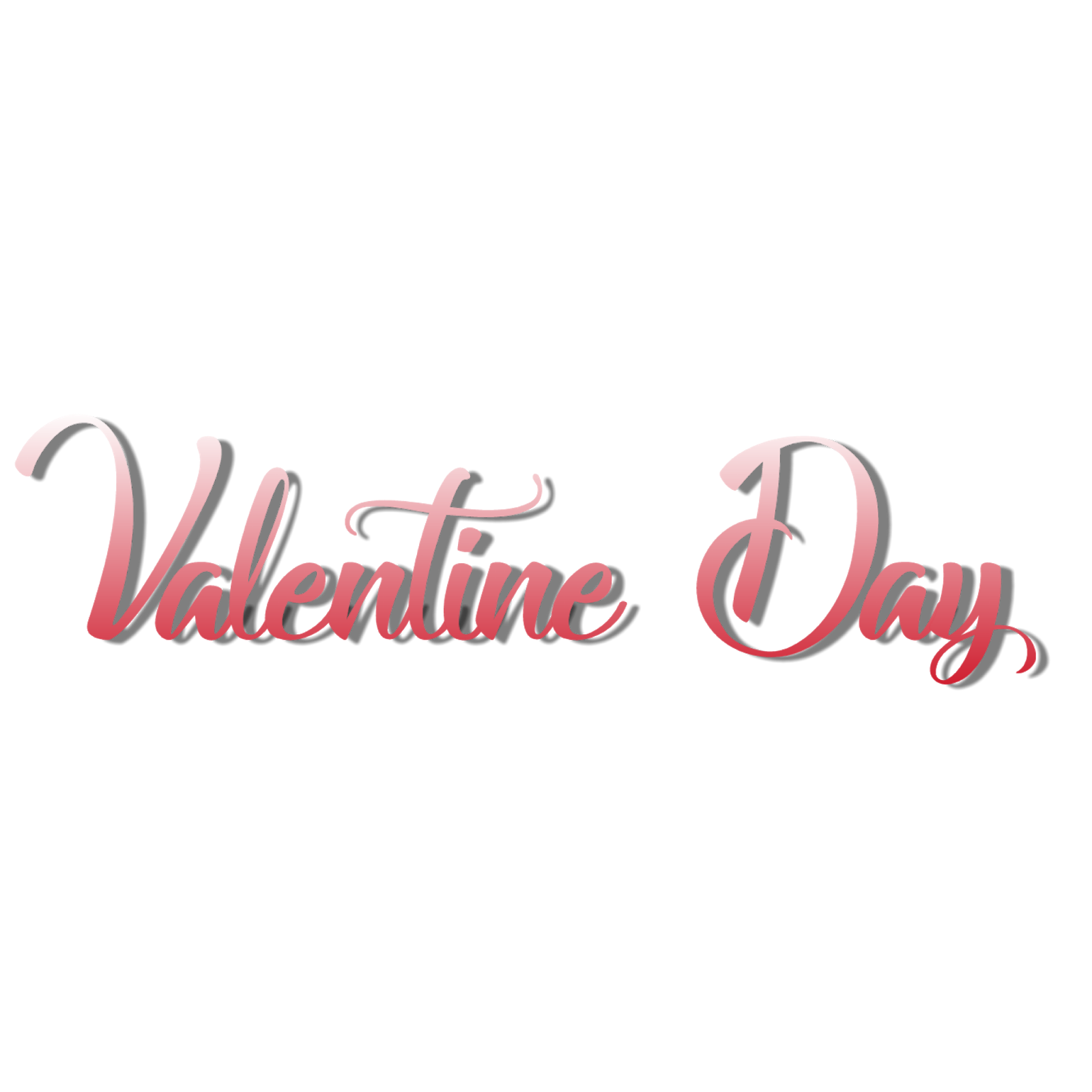 Text Valentines Banner Day Transparent PNG Image