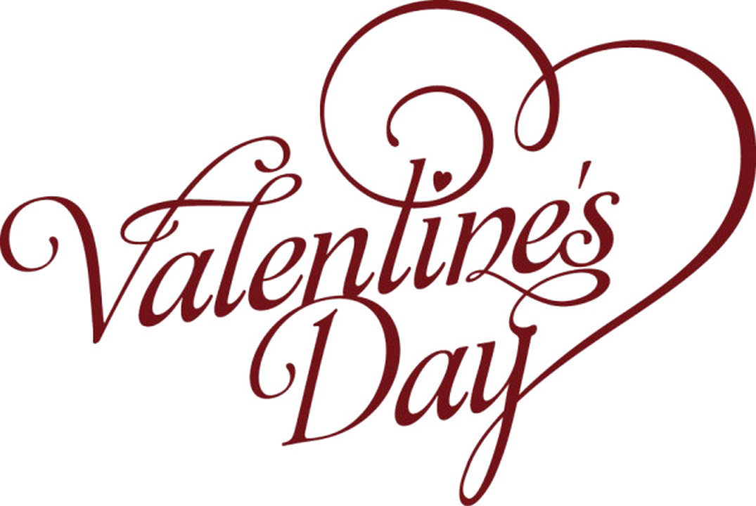 Heart Valentines Day Text Transparent PNG Image