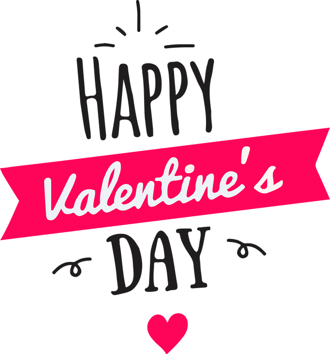 Text Valentines Love Day Transparent PNG Image