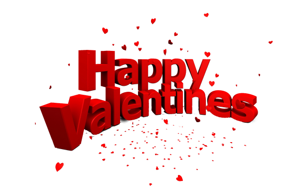 Text Valentines Love Day Transparent PNG Image