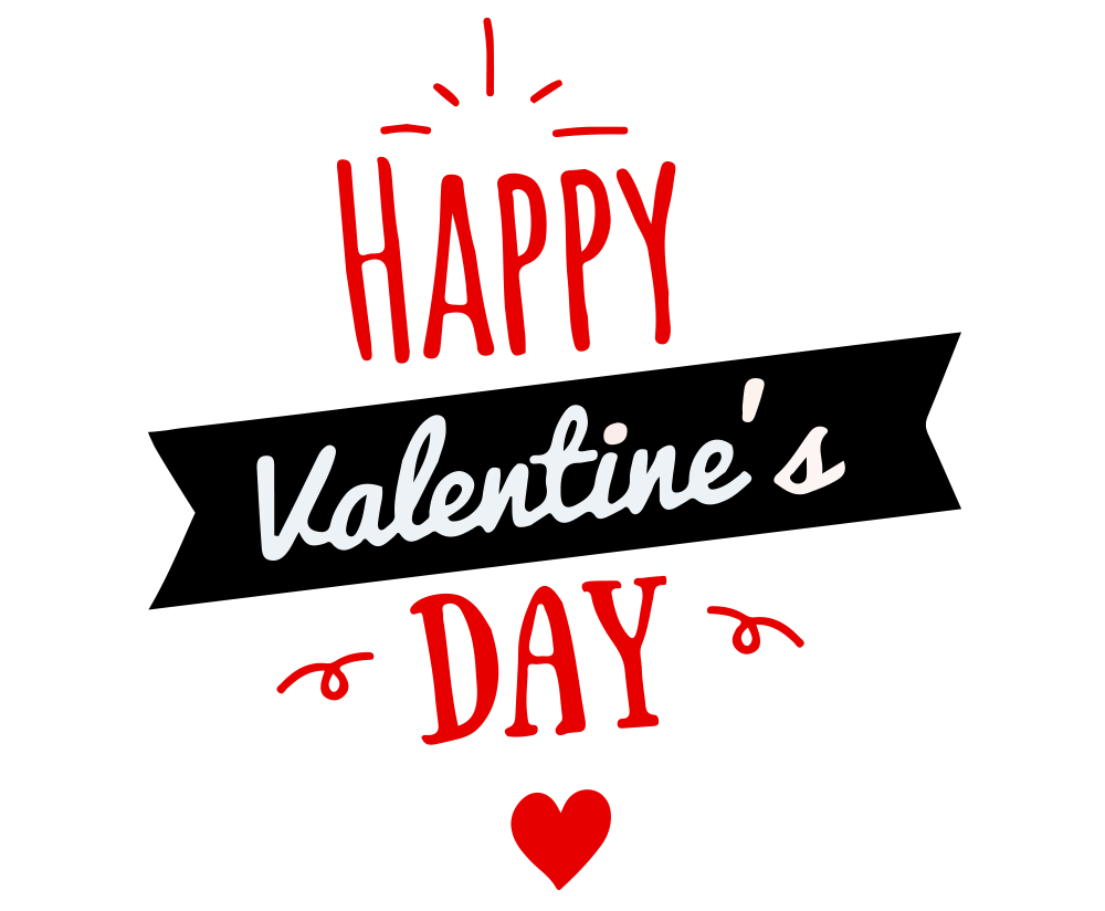 Text Valentines Day Transparent PNG Image
