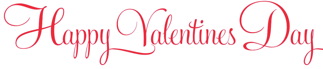 Text Valentines Day Transparent PNG Image