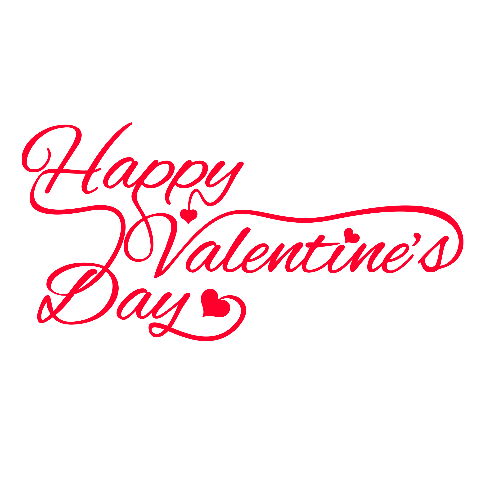 Text Valentines Day Transparent PNG Image