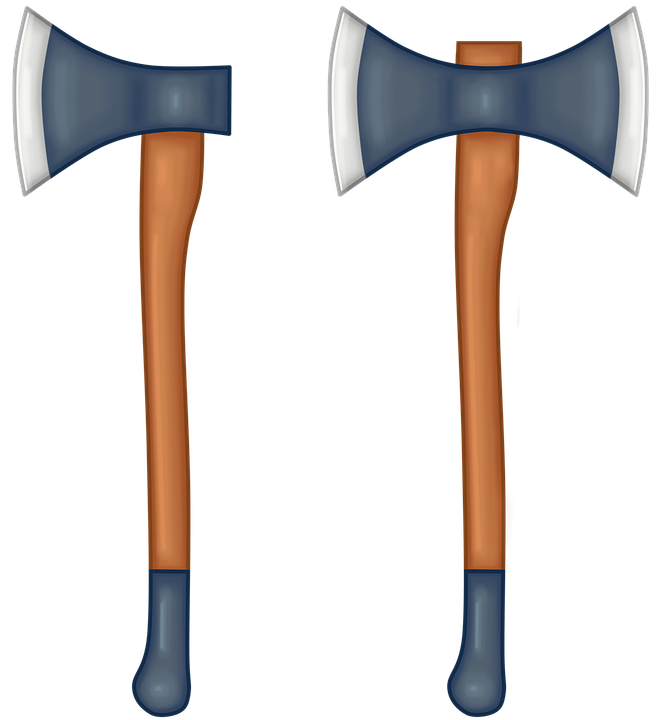 Viking Ax Vector Transparent PNG Image