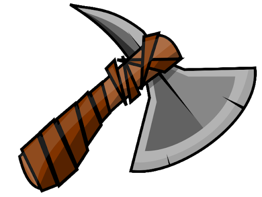 Viking Ax Vector Transparent PNG Image