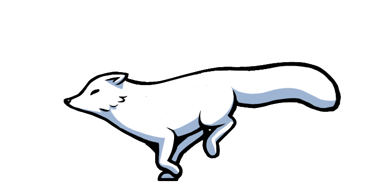 White Vector Fox Arctic Transparent PNG Image