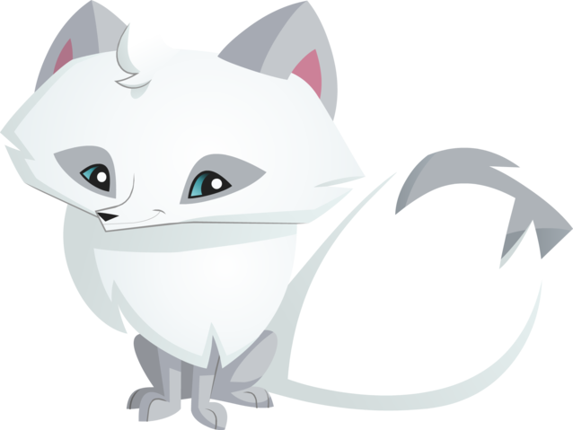 White Vector Fox Arctic Transparent PNG Image