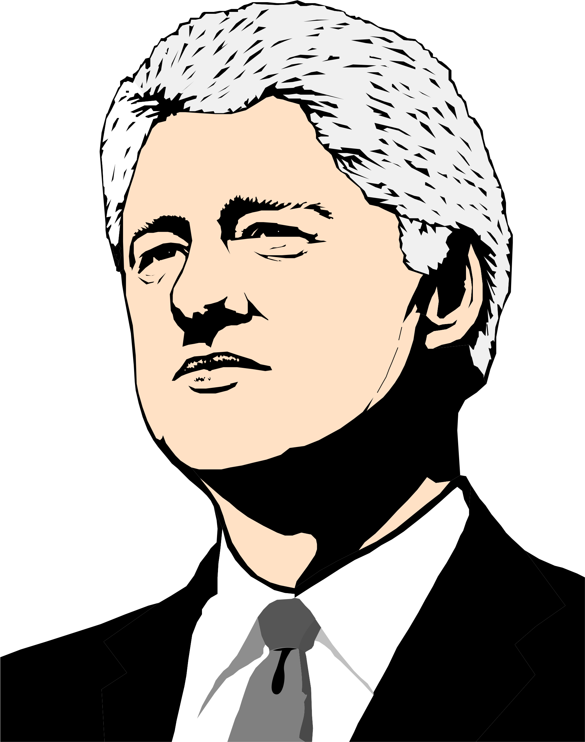 Vector Bill Clinton Transparent PNG Image
