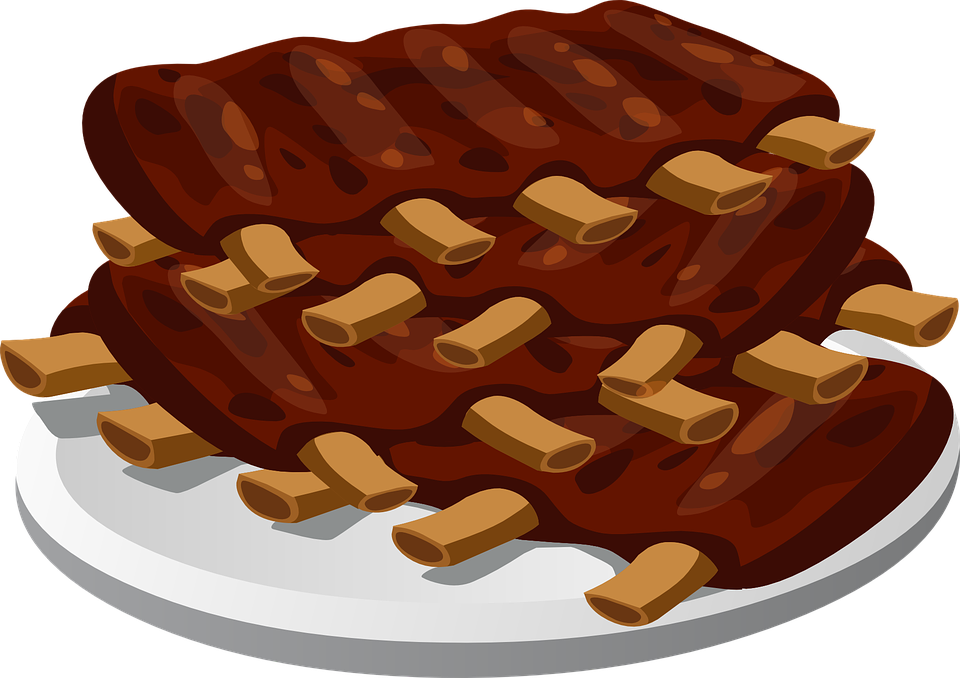 Barbecue Vector Plate Transparent PNG Image