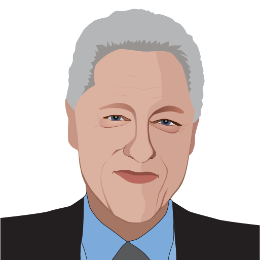 Vector Clinton Bill Transparent PNG Image