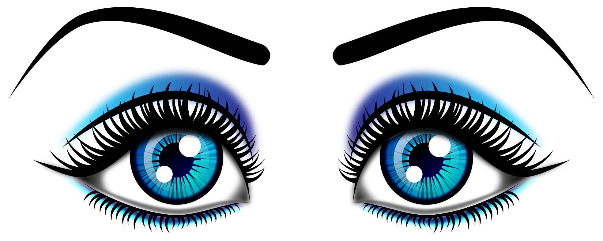 Eyes Vector Transparent PNG Image
