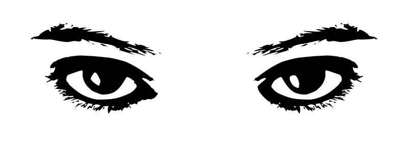 Eyes Vector Transparent PNG Image
