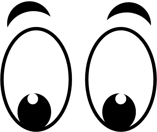 Eyes Vector Transparent PNG Image