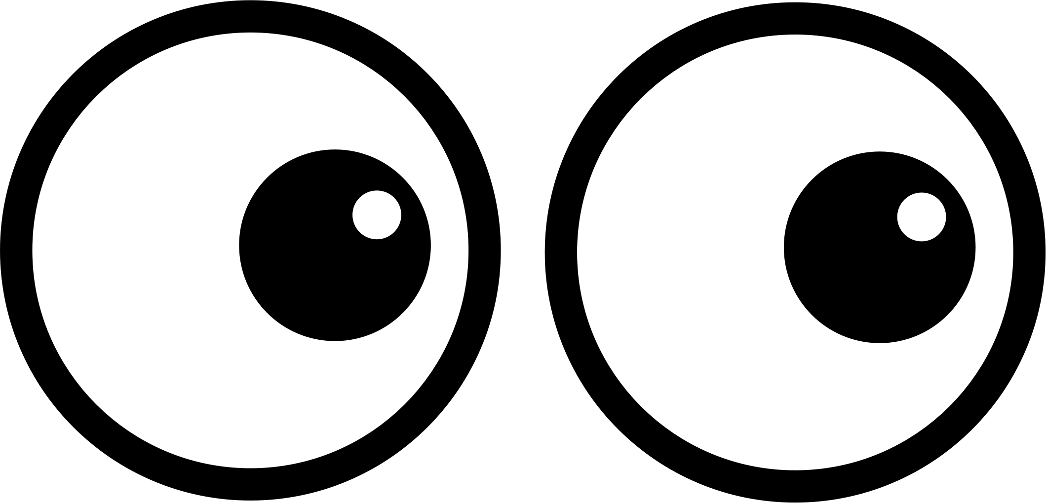 Eyes Vector Transparent PNG Image