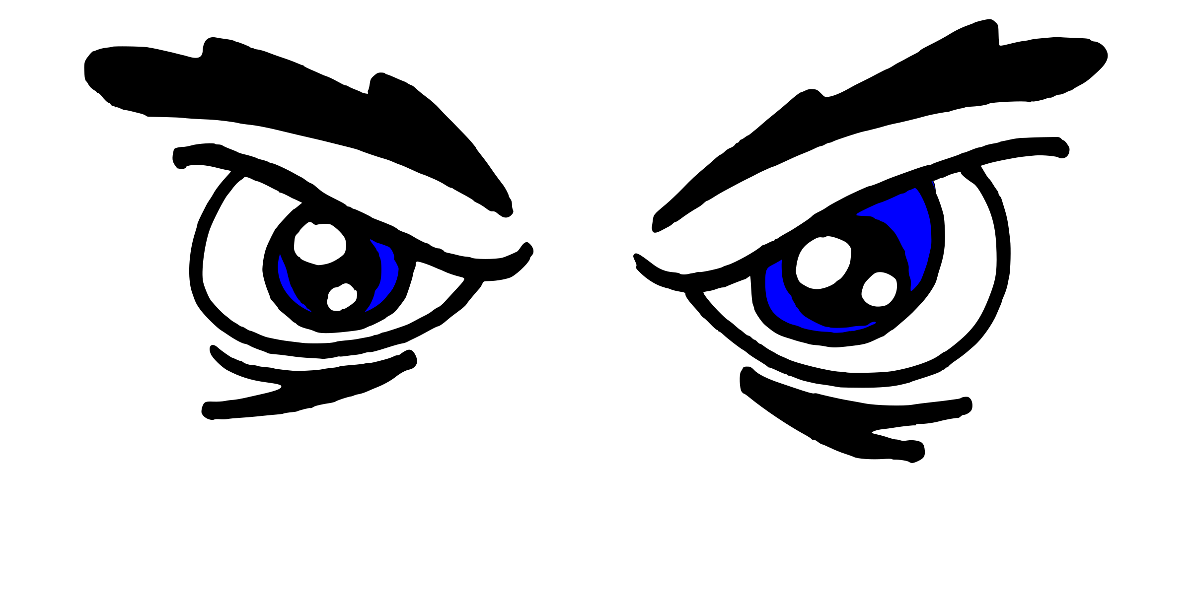 Eyes Vector Transparent PNG Image