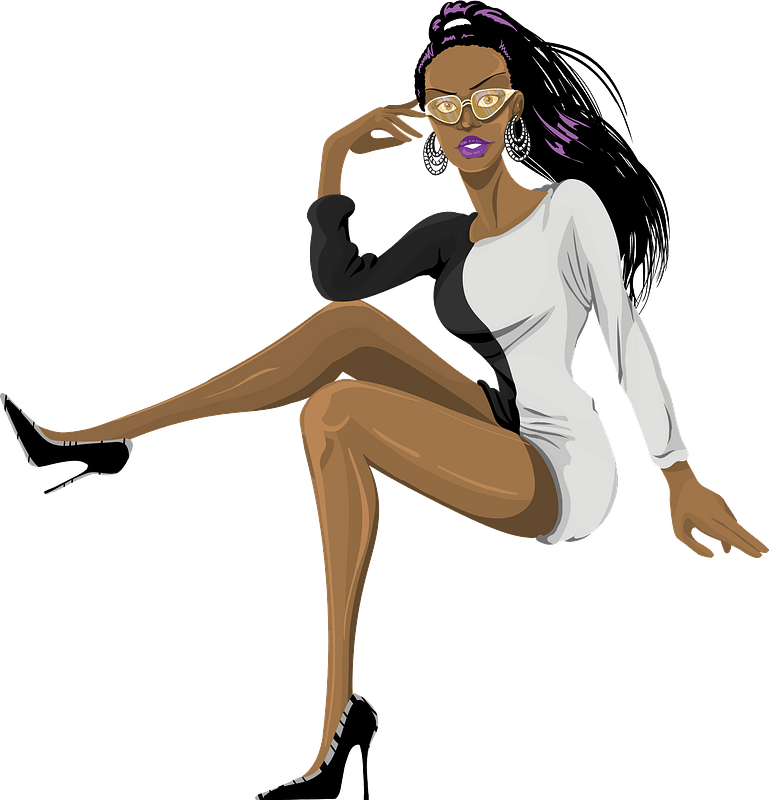 Woman Vector Fashion Transparent PNG Image