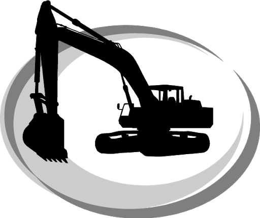 Vector Silhouette Excavator Transparent PNG Image