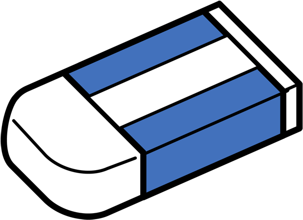 Vector Eraser Transparent PNG Image