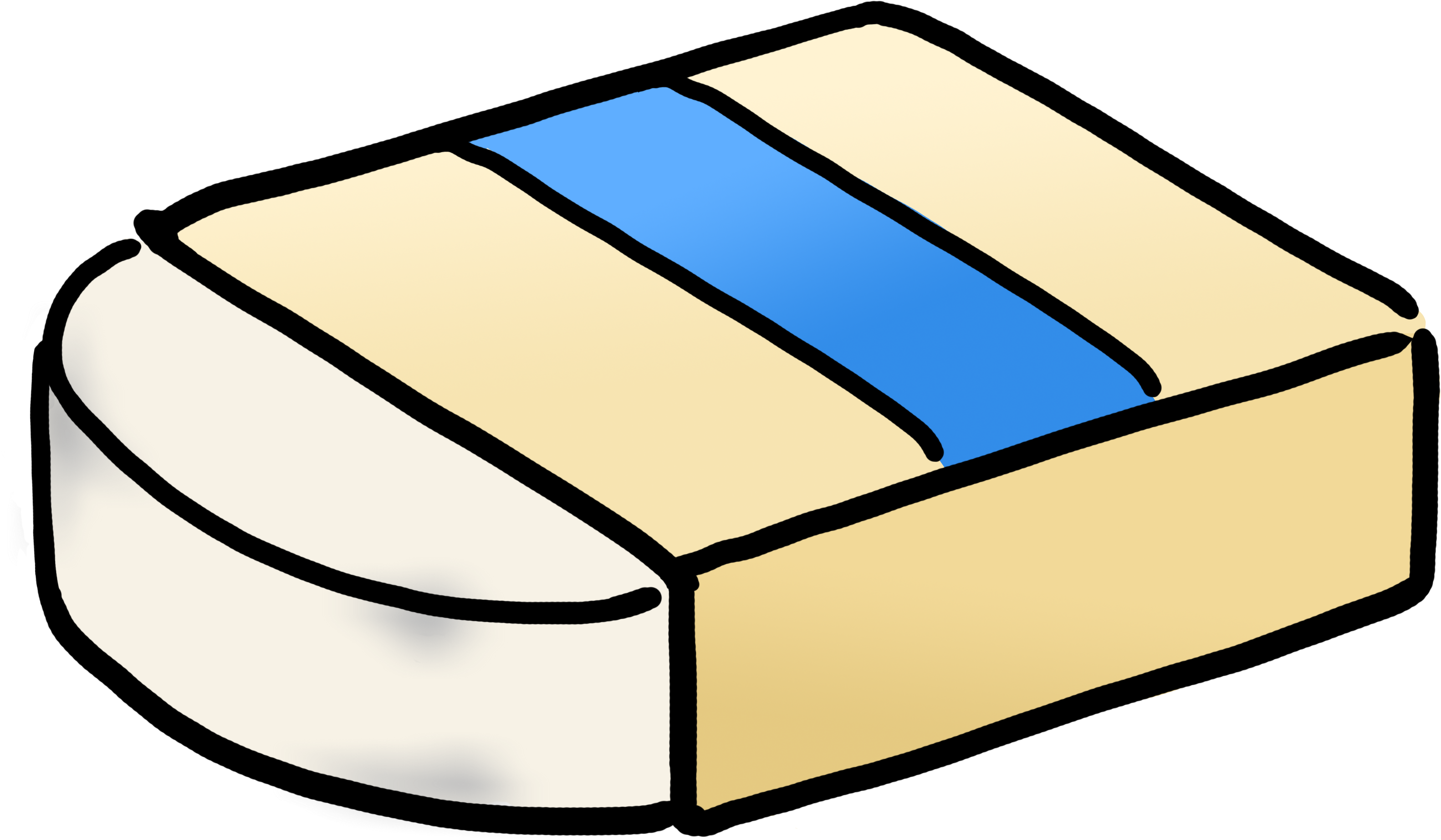 Vector Eraser Transparent PNG Image