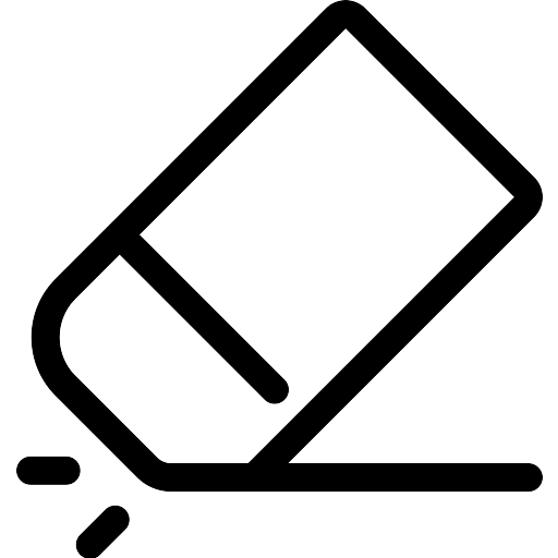 Vector Eraser Transparent PNG Image