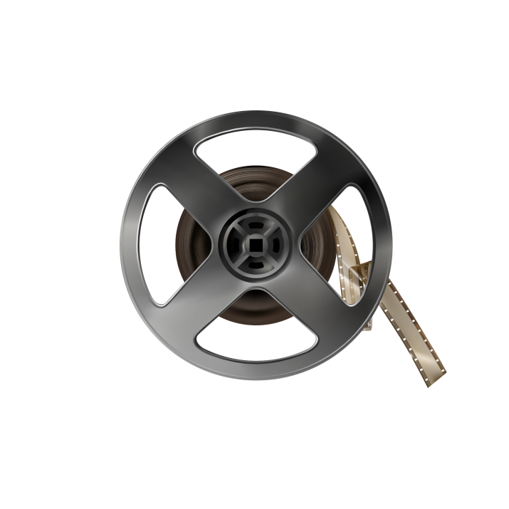 Vector Reel Film Transparent PNG Image