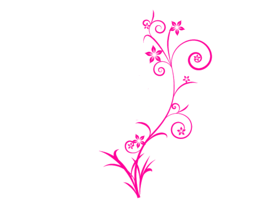 Floral Swirl Vector Transparent PNG Image