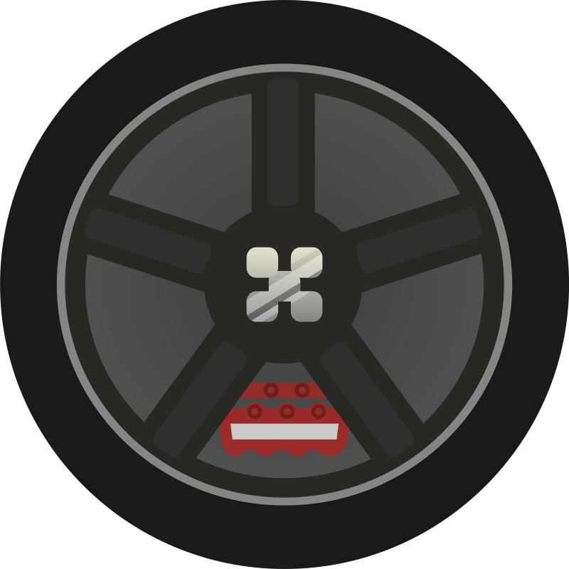 Alloy Car Vector Wheel Transparent PNG Image