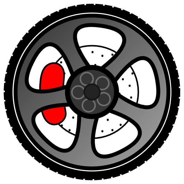 Alloy Car Vector Wheel Transparent PNG Image